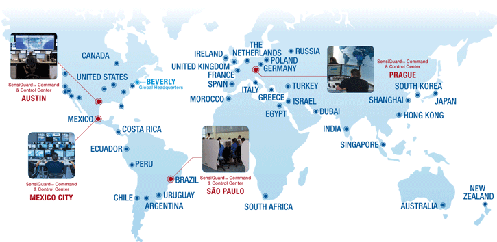 Sensitech Map of Agents